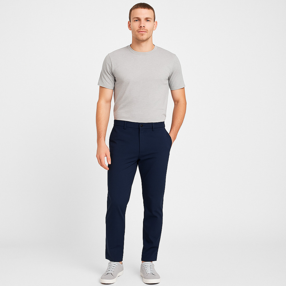 Lululemon Commission Pant Slim 34 True Navy ABC Tech Chino Travel
